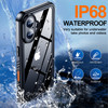 MOZOTER for iPhone 16 Case WaterproofIPX8 Underwater CaseFull Body Shockproof Military Dropproof Clear Sound Quality Bui