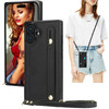Ysnzaq Crossbody Wallet Case for Apple iPhone 16 Plus Not 16 Adjustable Long Lanyard with Card Slot Holder Phone Cover f