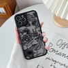 XIZYO for iPhone 16 Pro Max Case Floral Rose Cute Phone Case for Women Girls Aesthetic Pattern Print Slim TPU Bumper Sho