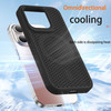 CCSmall for iPhone 16 Pro Max Heat Dissipation Case with Magnetic Ring Mesh Breathable Hollow Cellular Hole Slim Phone C