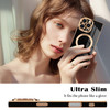 Newseego for iPhone 16 Pro Max Magnetic Case Luxury Cute Plating Edge Case for Women Girls Men Soft TPU AntiScratch Bump