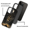 ZHEGAILIAN Case for iPhone 16 Pro Max Golden Moon Mountains Hybrid 2 in 1 Hard Shell Silicone Shockproof Bumper Drop Pro