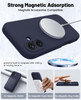 OTOFLY Compatible with iPhone 16 Case Compatible with MagSafe Shockproof Magnetic Silicone Case for iPhone 16Military Gr