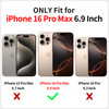 XIZYO Magnetic Case for iPhone 16 Pro Max Floral Rose Cute Phone Case Compatible with Magsafe for Women Girls Aesthetic