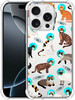 SuzaCase Clear Case for iPhone 16 Pro Max iPhone 16 Pro Max Case with Stylish Space Cat Pattern Printed Durable Clear Sh