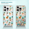 SuzaCase Clear Case for iPhone 16 Pro Max iPhone 16 Pro Max Case with Stylish Space Dog Pattern Printed Durable Clear Sh