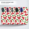 GlamCase for iPhone 16 Plus iPhone 16 Plus Case Cherry Watercolor Pattern Design Printed Slim Fit Cute Plastic Hard Prot