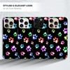 GlamCase for iPhone 16 Pro Max iPhone 16 Pro Max Case Dog Paw Watercolour Print Printed Slim Sleek Cute Plastic Hard Des