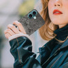 GlamCase for iPhone 16 iPhone 16 Case Soccer Ball with Black Art Wall Design Printed Slim Sleek Cute Plastic Hard Protec