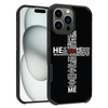 ZXHSBROK for iPhone 16 Pro Max Case Heavy Duty Dual Layer Hybrid Hard PC Soft Silicone Shockproof Drop Phone Protective