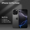 Compatible with iPhone 16 Pro Case Ultra Slim Thin Flexible Clear TPU Phone Case Cover for iPhone 16 Pro Gel Rubber Soft