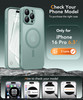 Magnetic for iPhone 16 Pro Case with Camera Control ButtonCompatible with MagSafeFull Camera ProtectionPrivacy Screen Pr