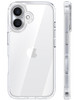 TORRAS Crystal Clear for iPhone 16 Case AntiYellowingMilitaryGrade Protection Slim Transparent AntiScratch Back Soft Bum