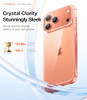 TORRAS for iPhone 17 Pro Case Crystal Clear UltraThin 2025 Upgraded NonYellowing MilitaryGrade Protection Transparent Sl