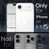 JETech Magnetic Slim Case for iPhone Air Compatible with MagSafe Camera Lens Full Protection UltraThin Lightweight Clear