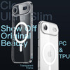 JETech Magnetic Slim Case for iPhone Air Compatible with MagSafe Camera Lens Full Protection UltraThin Lightweight Clear