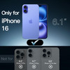 JETech Magnetic Case for iPhone 16 61Inch Compatible with MagSafe Shockproof Phone Bumper Cover AntiScratch Clear Back U