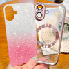 Hython for iPhone 16 Plus Case Clear Magnetic Glitter Phone Cases Compatible with MagSafe Full Camera Lens Protector Sli
