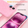 Hython Case for iPhone 16 Plus Case Glitter Cute Sparkly Shiny Bling Sparkle Phone Cases 67 Thin Slim Fit Soft TPU Bumpe