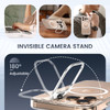 Ruky for iPhone 16 Pro Max Case with Privacy Screen Protector with Detachable Buttons Compatible with MagSafe and Stand