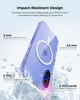 Upcommon Crystal Fit Magnetic Clear Case for iPhone 16 Plus Compatible with MagSafe Anti Yellowing Slim Protective Cover