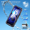 Hllhunkhe for iPhone 16 Pro Max Case Waterproof Builtin Screen Protector Compatible with Magsafe IP68 Underwater Full Bo
