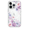 Akeivare for iPhone 16 Magsafe Case Slim Floral Shockproof Protective Hard PCTPU Cute Bumper Flower Cover Women Magnetic