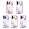 Akeivare for iPhone 16 Magsafe Case Slim Floral Shockproof Protective Hard PCTPU Cute Bumper Flower Cover Women Magnetic