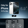 JETech Case for iPhone 16 Pro Max 69Inch NonYellowing Shockproof Phone Bumper Cover AntiScratch Clear Back Clear