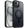JETech Magnetic Case for iPhone 15 Plus 67Inch Compatible with MagSafe Translucent Matte Back Slim Shockproof Phone Cove