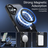JETech Magnetic Case for iPhone 16 61Inch Compatible with MagSafe Translucent Matte Back Slim Shockproof Phone Cover Bla