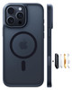 TORRAS Magnetic Shockproof for iPhone 16 Pro Max Case Fit for MagSafe MilitaryGrade Drop Tested Translucent Slim Protect