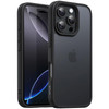 JETech Matte Case for iPhone 16 Pro 63Inch Shockproof Military Grade Drop Protection Frosted Translucent Back Phone Cove