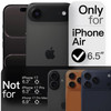 JETech Slim Case for iPhone Air UltraThin Lightweight Minimalist Phone Cover with Camera Lens Protection Matte AntiFinge
