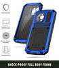 FunnyWin Metal Case for iPhone 16 Plus Aluminum Military Grade Rugged Case with Metal Stand Screen Protector Drop Tested