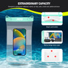 JOTO 2 Pack Large Waterproof Phone Pouch Bag IPX8 Big Underwater Dry Bag with Lanyard for iPhone 17 Air 16 15 14 Plus Pr