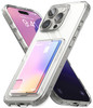 Ringke Fusion Card Transparent Wallet Compatible with iPhone 16 Pro Case Hold Up to 1 Card Builtin Cardholder Phone Cove