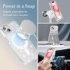 LuminousGuard for iPhone 16 Case Compatible with MagSafe Cute Christmas Snowflake Magnetic Phone Case Clear Soft Slim Fi