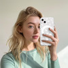 LuminousGuard for iPhone 16 Case Compatible with MagSafe Cute Kawaii Bow Magnetic Phone Case Clear Soft Slim Fit Shockpr