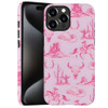 Generic Case for iPhone 16 Pro Drop Protection Phone Cover Hybrid Case for Girl Women Pink Western Cowboy Wild