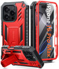 FNTCASE for iPhone 16 ProMax Case Military Grade Drop Proof Protection Mobile Cover with Kickstand Matte Textured Rugged