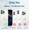 FNTCASE for iPhone 16 ProMax Case Military Grade Drop Proof Protection Mobile Cover with Kickstand Matte Textured Rugged