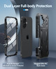 FNTCASE for iPhone 16 Phone Case for iPhone 16 case with Kickstand Shockproof Military Grade Protective Cover Dual Layer