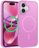 FNTCASE for iPhone 16 Phone Case Magnetic Matte Textured Shockproof Military Grade Drop Protection Cell Phone Cover Slim