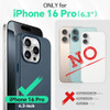 TUCCH PU Leather Case for iPhone 16 Pro 63 2024 Magnetic Slim Case Wireless Charging Shockproof AntiSlip Protective Phon