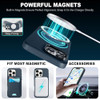 TUCCH PU Leather Case for iPhone 16 Pro 63 2024 Magnetic Slim Case Wireless Charging Shockproof AntiSlip Protective Phon