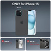 ESR for iPhone 15 Case Compatible with MagSafe FullBody MilitaryGrade Drop Proof Case with Builtin 9H Tempered Glass Scr