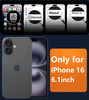 FNTCASE for iPhone 16 Phone Case Magnetic Translucent Matte Shockproof Slim Cell Phone Cover Military Grade Drop Proof H