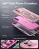 ESR for iPhone 16 Plus Case Compatible with MagSafe FullBody MilitaryGrade Drop Proof Case with Builtin 9H Tempered Glas