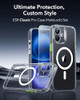 ESR for iPhone 16 Case 4 in 1 Set Translucent Matte Case Compatible with MagSafe MilitaryGrade Protection Classic Series